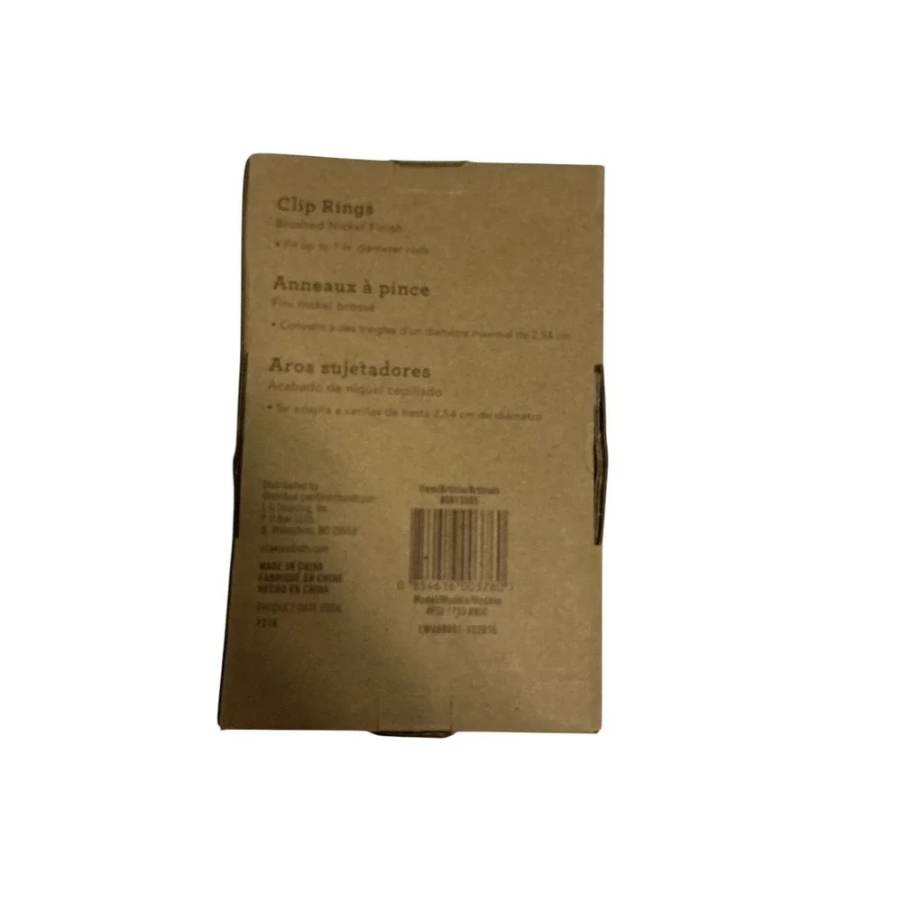 Allen & Roth 10 Clip Curtain Rings (Set Of Two) 1